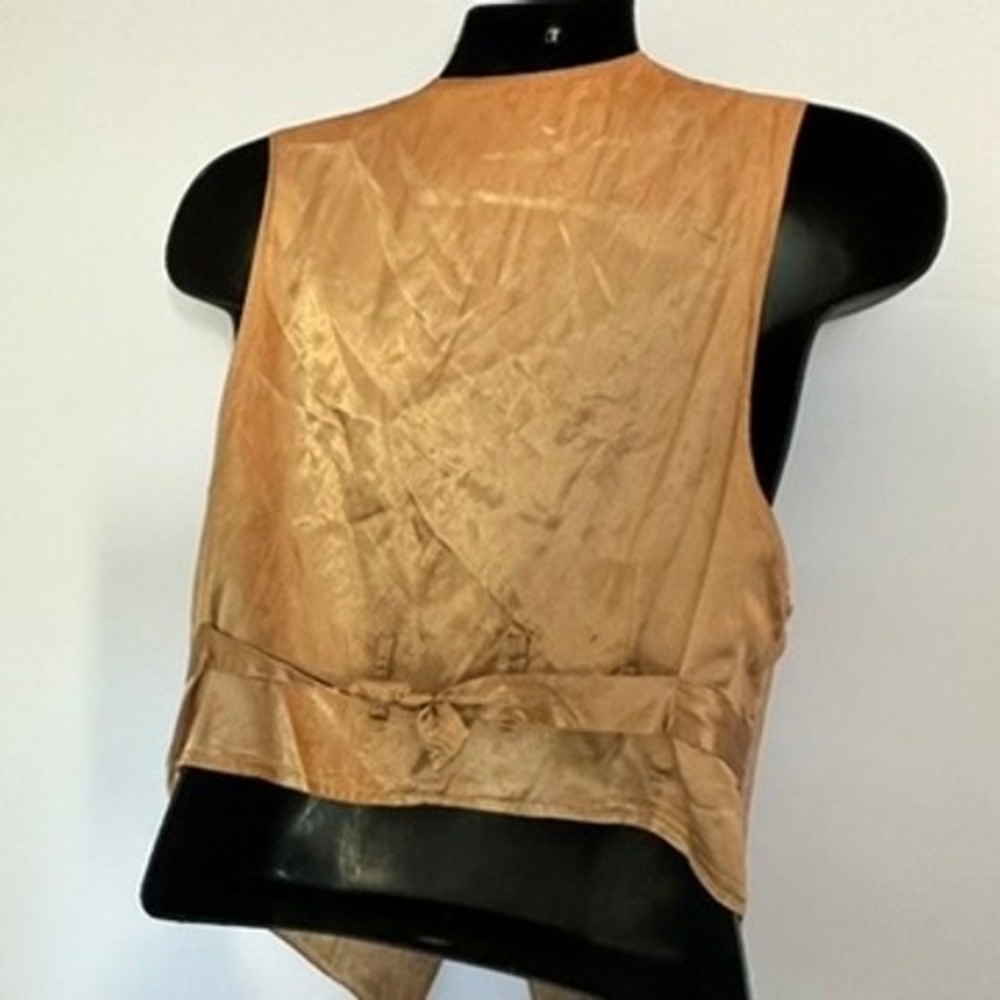 Hype Genuine Leather Suede Vest Tan Brown Western Cowboycore Medium - Picture 5 of 14